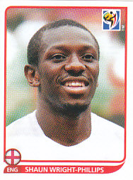 Shaun Wright-Phillips England samolepka Panini World Cup 2010 #195